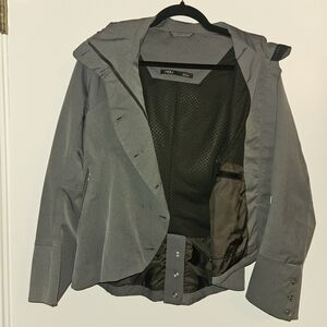 Gray Nou Jacket with Hood